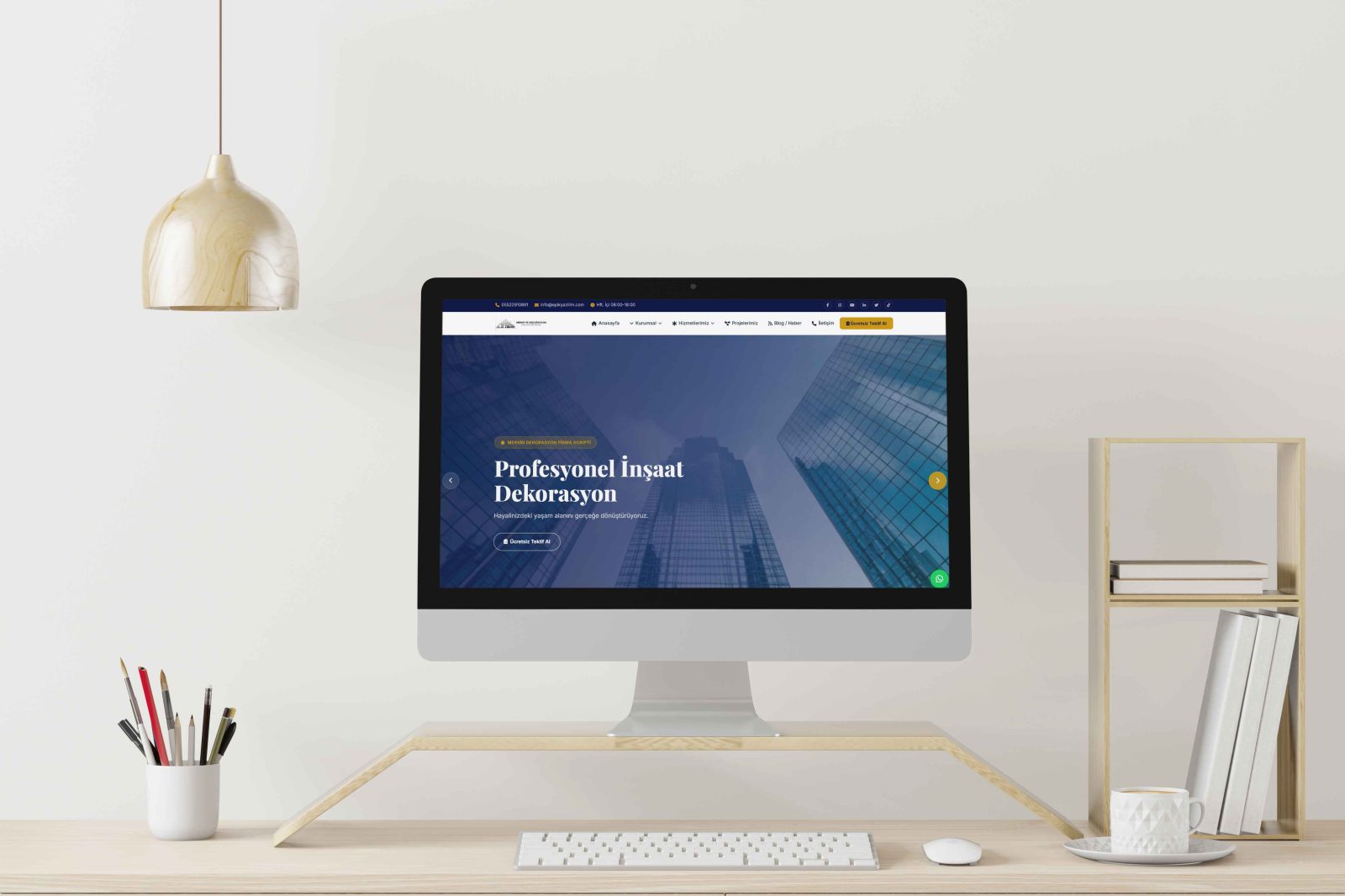 Pro Mimar ve İnşaat Web Sitesi